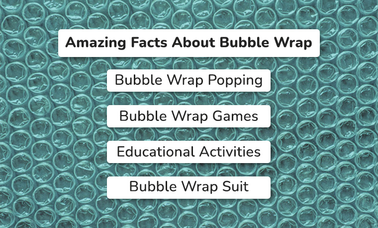 facts about bubble wrap