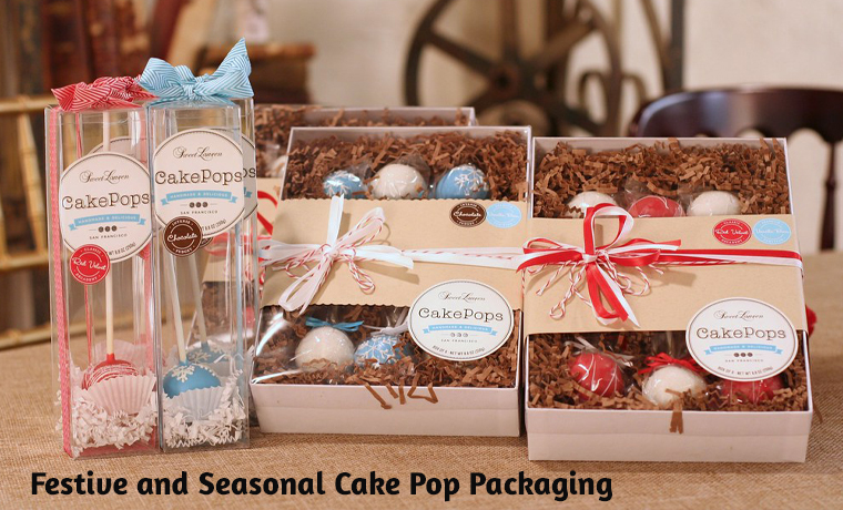 festive and seasonal cake pop packaging