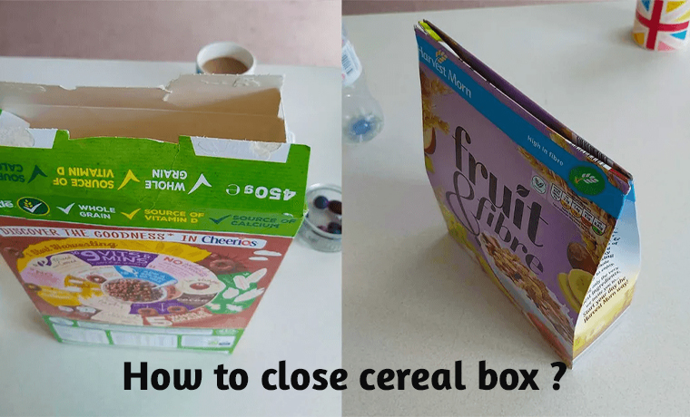 how to close cereal box