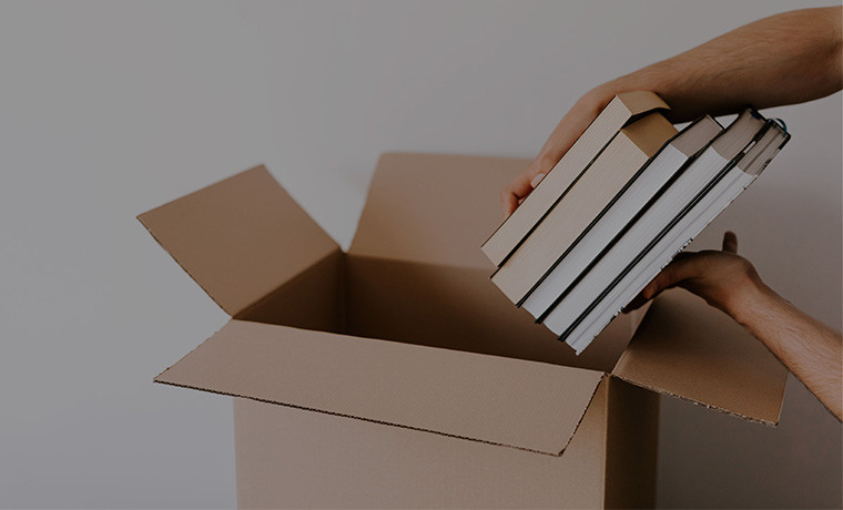 how to pack books boxes for moving