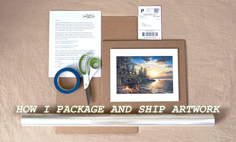 how to ship artwork