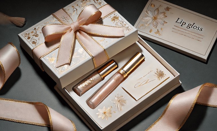 lip gloss packaging as a gift