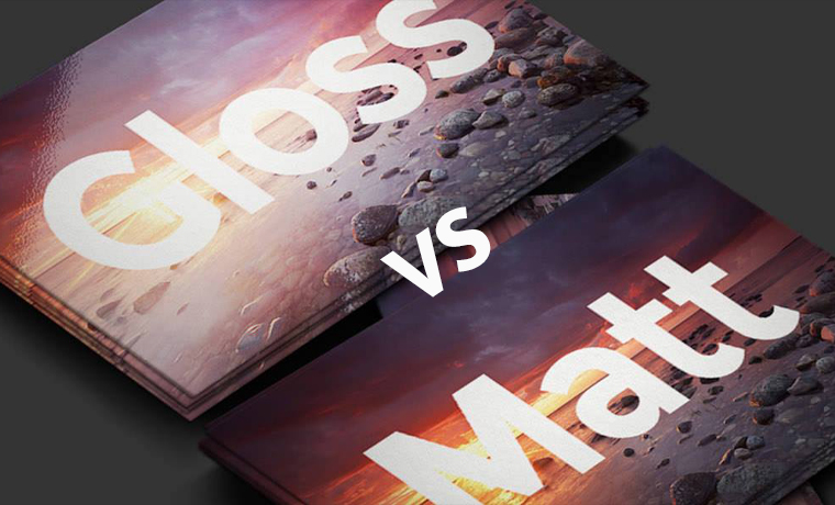 matte lamination vs. gloss lamination underlying differences