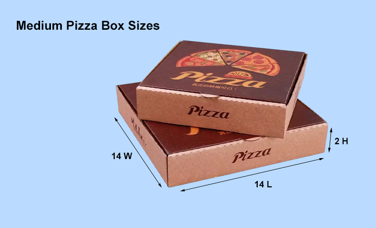 medium pizza box