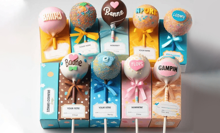 personalized cake pop packaging