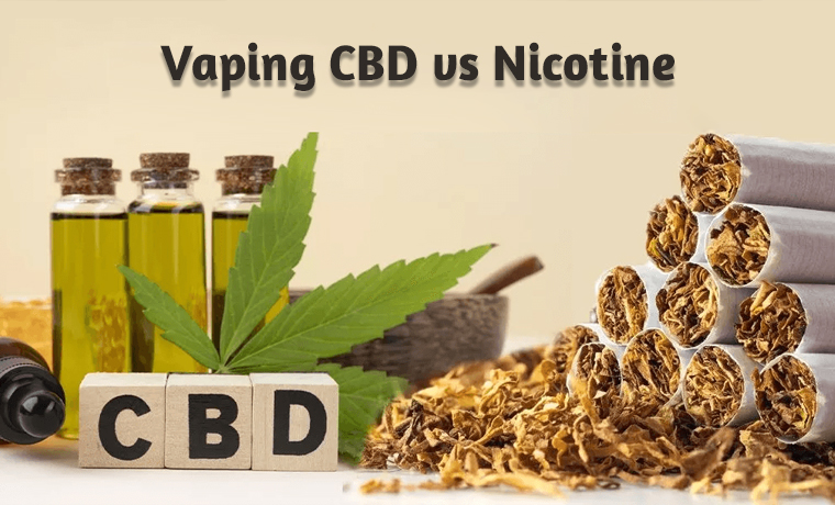 vaping cbd vs nicotine