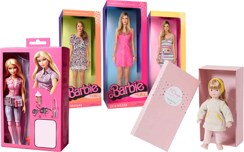 barbie doll boxes