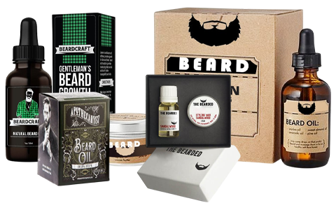 beard oil boxes