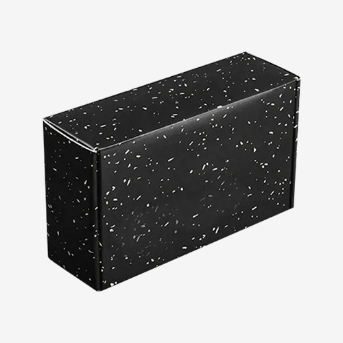 black mailer box packaging