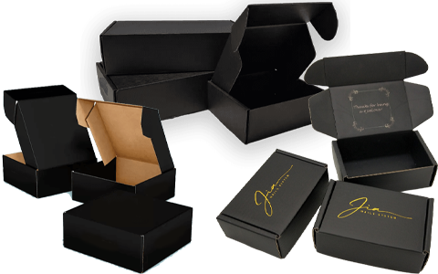 black mailer boxes