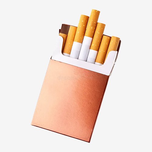 blank cigarette packaging