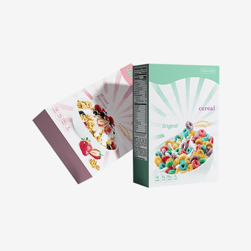 bulk colorful cereal boxes