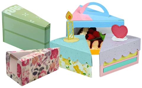 cake slice boxes