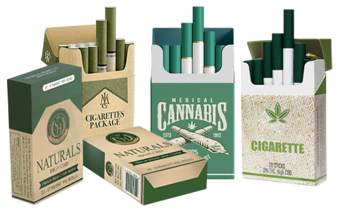 cannabis cigarette boxes