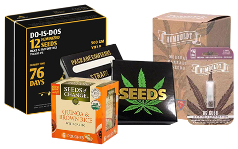 cannabis seed packaging