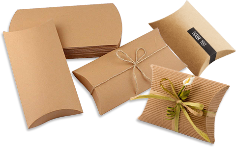 cardboard pillow boxes