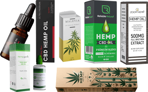 CBD Hemp Oil Boxes