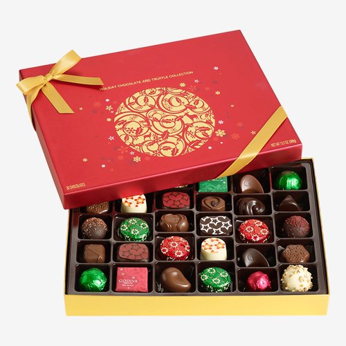 chocolate christmas boxes