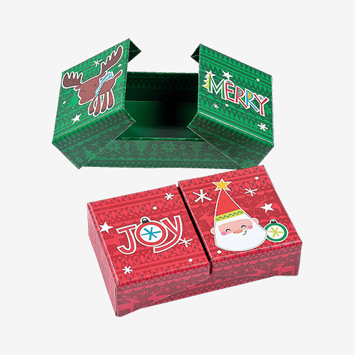 christmas favor packaging boxes