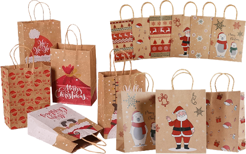 christmas paper bags