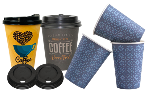 coffee cups with lids