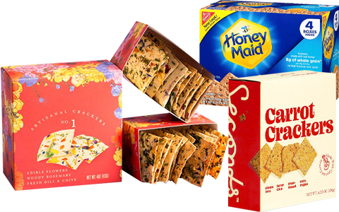 cracker boxes