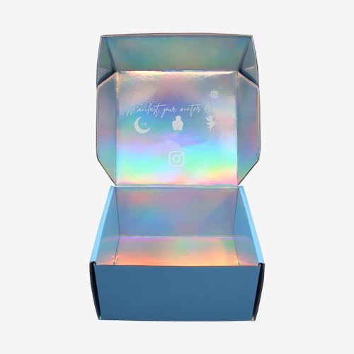 custom holographic shipping boxes