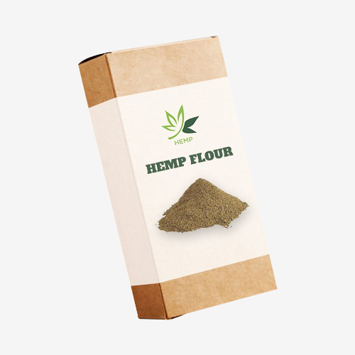 custom printed hemp flour boxes