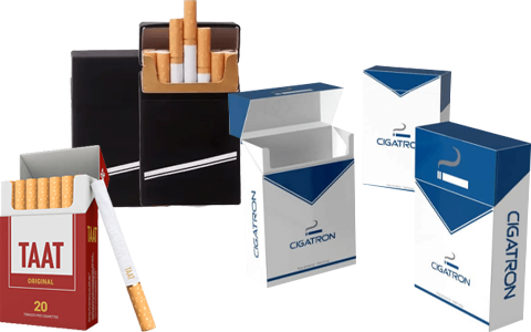 disposable cigarette boxes