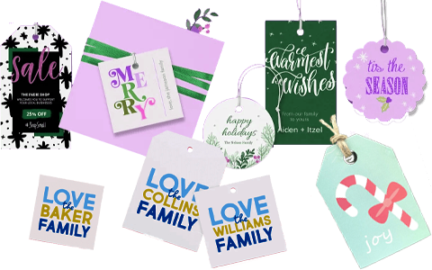 holiday tags