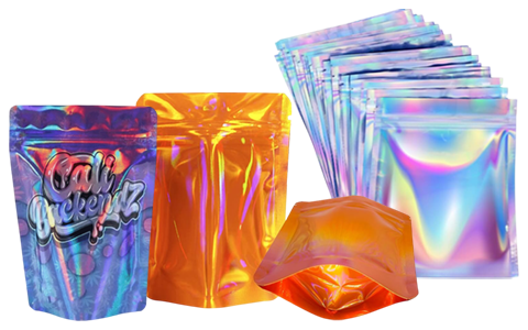 holographic mylar bags