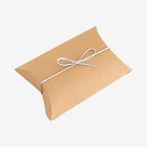 kraft gift piilow packaging