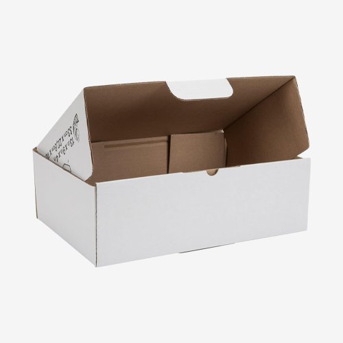 mailing boxes white