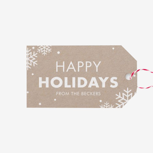 personalized holiday tags