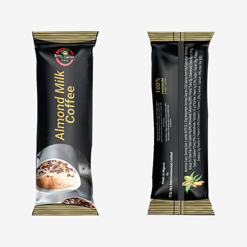 printed coffee sachet packaging