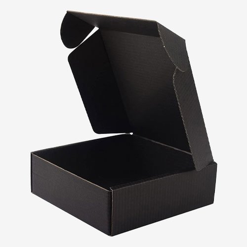 small black cardboard boxes