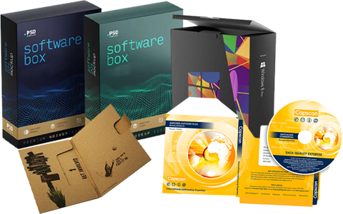 software boxes