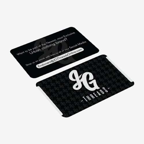 streetwear clothing brand business cards