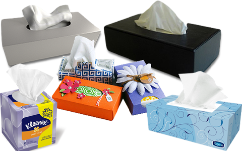 tissue boxes