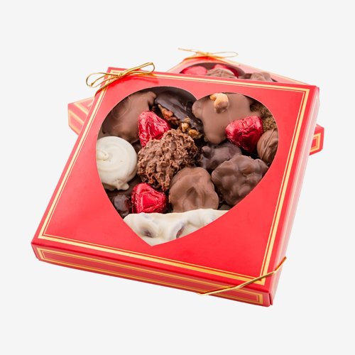 valentine heart candy boxes