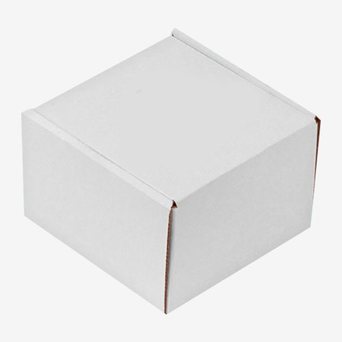 white corrugated cardboard boxes